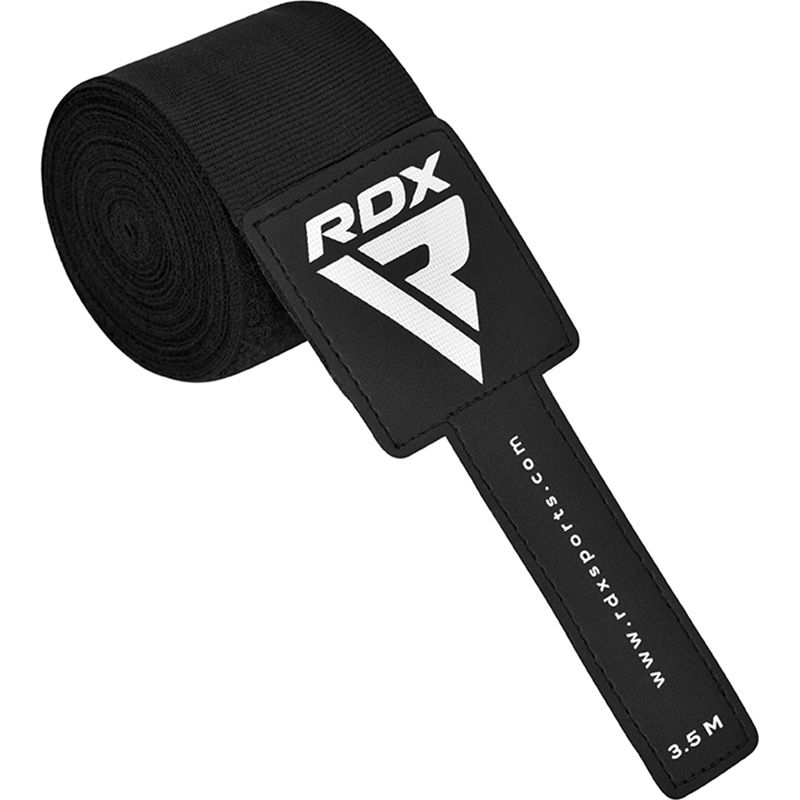 RDX IBA Боксерский защитные бинты (Черный)