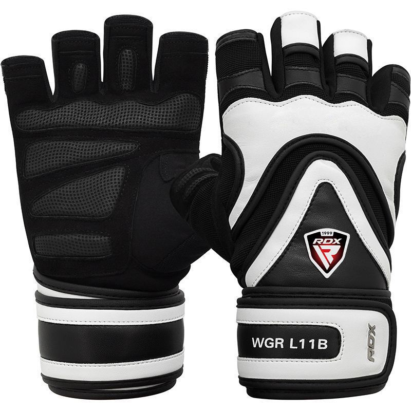 RDX L11 Перчатки для тяжелой атлетики и фитнеса (S)