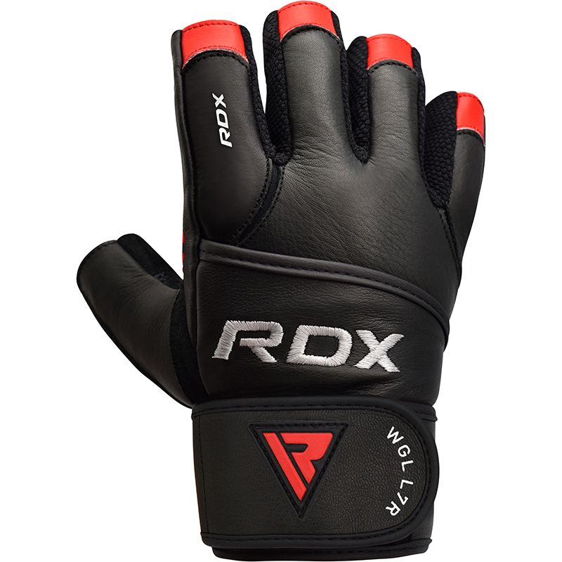 RDX L7 CROWN Перчатки для тяжелой атлетики и фитнеса (S)