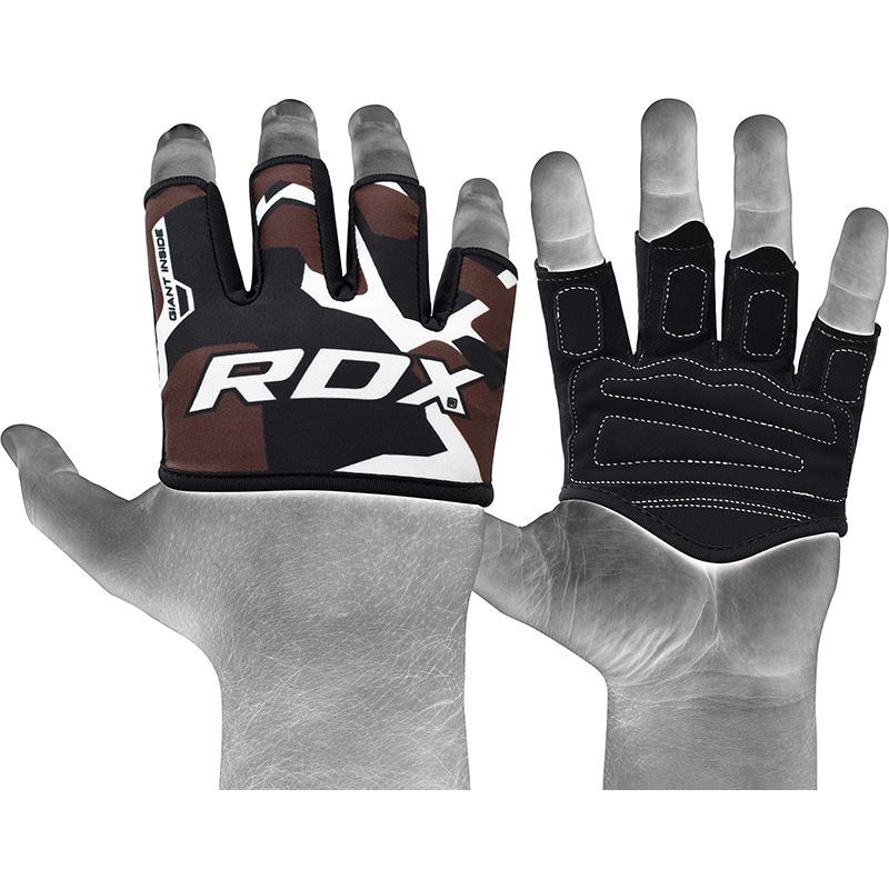 RDX 4B CAMO Хваты для тяжелой атлетики
