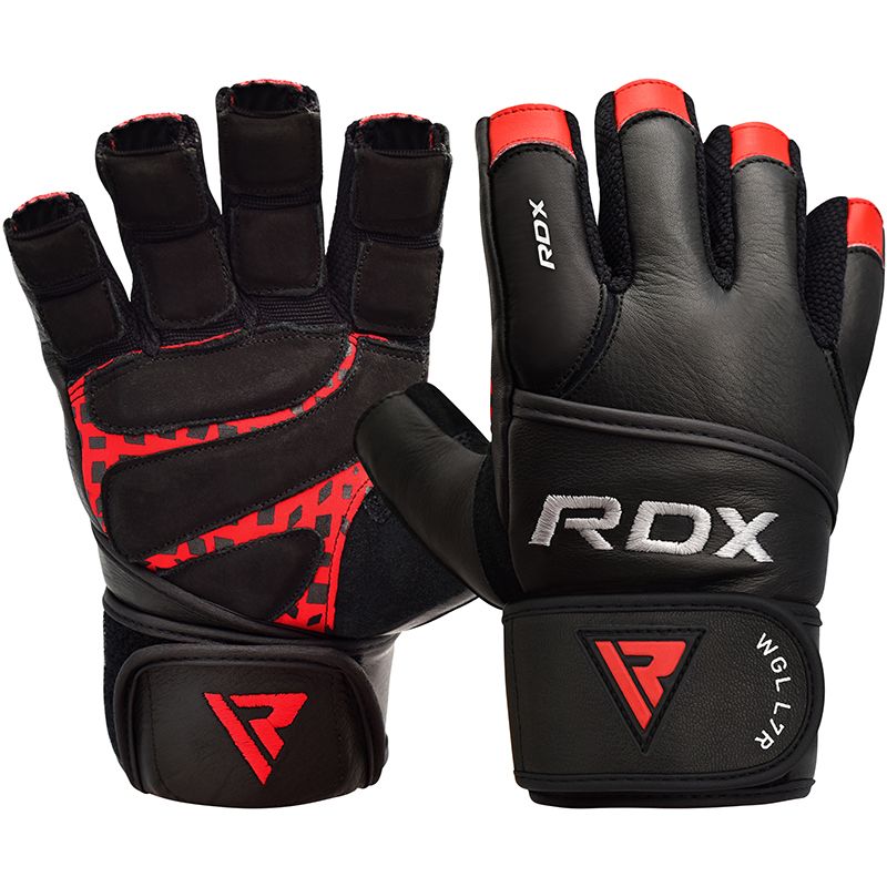 RDX L7 CROWN Перчатки для тяжелой атлетики и фитнеса (S)