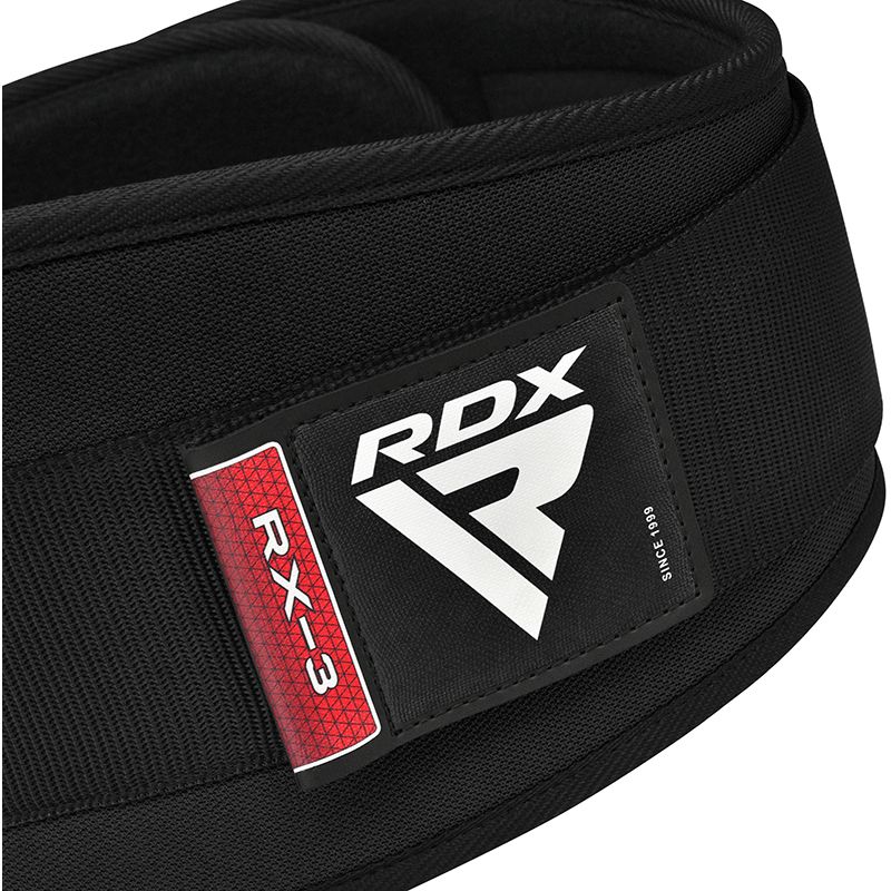 RDX X3 Спортивный пояс для  тяжелой атлетики (Черный, S)