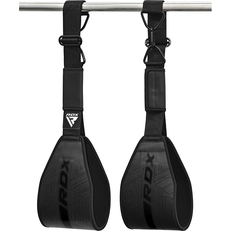RDX F6 KARA Спортивные лямки для турника (Черный)
