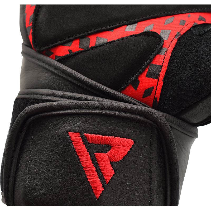 RDX L7 CROWN Перчатки для тяжелой атлетики и фитнеса (S)